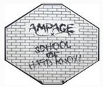 vinyl single 7 inch - Ampage - School of Hard Knocks SHAP..., Cd's en Dvd's, Vinyl Singles, Zo goed als nieuw, Verzenden