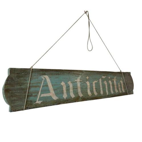 Reclamebord - Antiek - Hout, Antiek en Kunst, Antiek | Overige Antiek