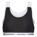 Calvin Klein  Modern Cotton Bralette 2Pack Black White, Nieuw, Verzenden