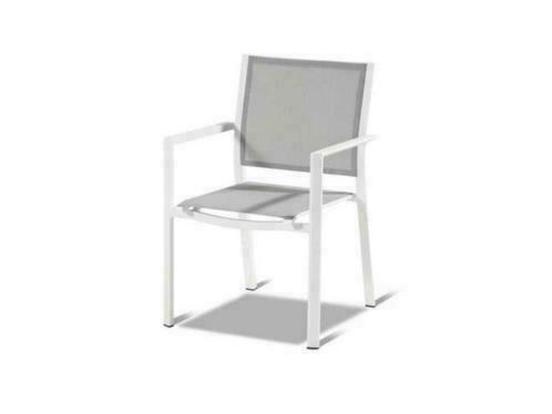 Hartman Alexio diningstoel wit, Tuin en Terras, Tuinsets en Loungesets, Stoel, Nieuw, Overige materialen