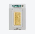 C. Hafner goudbaar 31.1 gram met certificaat | Goudonline, Postzegels en Munten, Edelmetalen en Baren, Goud