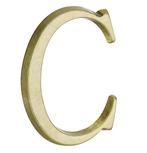 Huisletter C Roman 50 mm messing antiek, Doe-het-zelf en Verbouw, Hang- en Sluitwerk, Verzenden, Nieuw