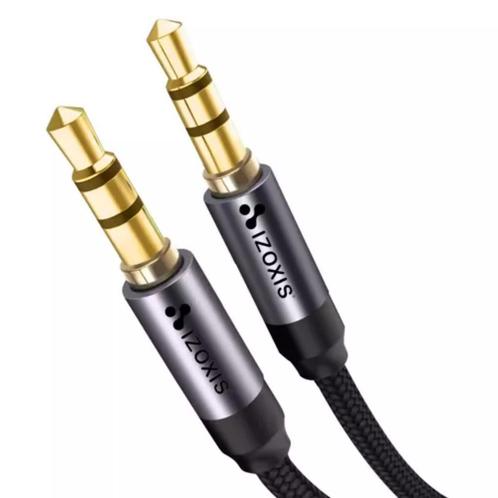 Izoxis Audiokabel - Jack 3,5mm - Vergulde Connectoren - 1..., Audio, Tv en Foto, Audiokabels en Televisiekabels, Nieuw, Ophalen of Verzenden