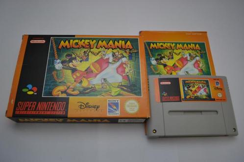 Mickey Mania (SNES EUR CIB), Spelcomputers en Games, Games | Nintendo Super NES, Zo goed als nieuw, Verzenden