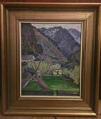 Escuela fauvista (XX) - Paisaje de montaña, Antiek en Kunst