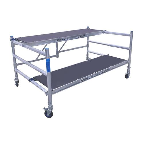 ALX Quicky 2.0 kamersteiger 135 x 190 x 3 meter WH, Doe-het-zelf en Verbouw, Steigers, Rolsteiger of Kamersteiger, Nieuw, 2 tot 5 meter