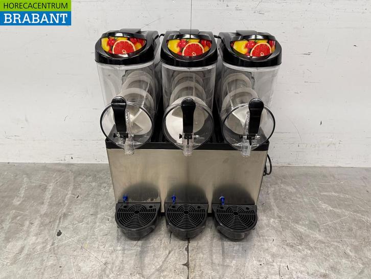 RVS Slushmachine Granita Machine 3 x 12 liter 230V Horeca, Zakelijke goederen, Horeca | Keukenapparatuur, Gebruikt, Ophalen of Verzenden