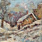 Charles Henri Verbrugghe (1877-1974) - Paysage animé sous la