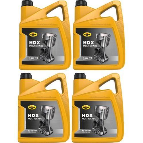 Kroon Olie Aanbieding: 4 X Hdx 15W40 5L, Auto diversen, Onderhoudsmiddelen, Verzenden