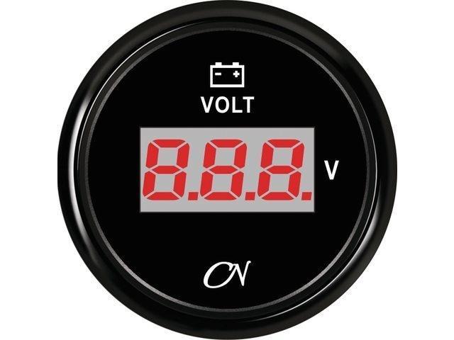 CN voltmeter digitaal Zwart, Watersport en Boten, Bootonderdelen, Nieuw, Ophalen of Verzenden