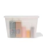 HEMA Opbergbox Tokyo transparant 60L recycled, Verzenden, Nieuw