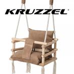 Kruzzel Velvet Babyschommel Beige – Veilig & Comfortabel, Ophalen of Verzenden, Nieuw