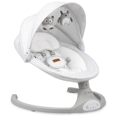 Momi Kenani Light Grey Elektrische Babyschommel BULE00023, Kinderen en Baby's, Wipstoeltjes, Nieuw, Verzenden