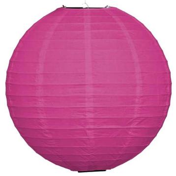 Fuchsia roze lampion voor buiten Ø35cm