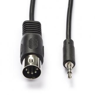 Din naar jack 3.5 mm kabel | Nedis | 1 meter (Stereo), Audio, Tv en Foto, Audiokabels en Televisiekabels, Nieuw, Verzenden