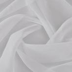 Witte Voile Stof 1,45x20m - Retourdeal! Superkoopje -35%!, 100 tot 150 cm, 200 cm of meer, Wit, Nieuw