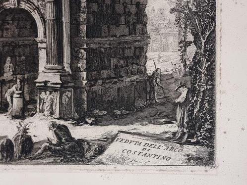 Giovanni Battista Piranesi (1720-1778) - Veduta dellArco di, Antiek en Kunst, Antiek | Overige Antiek
