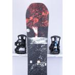 155 snowboard BURTON RADIUS WIDE, black/red, woodcore, FLATt, Sport en Fitness, Verzenden, Gebruikt, Board