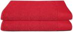 Seahorse Pure - Douchelaken- Rood  - 70 x 140 cm - Set van 2, Verzenden, Nieuw