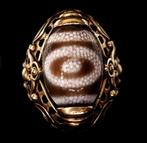 Ring - Tibetaanse – Ashtamangala – Geborduurd - Dzi-amulet -, Antiek en Kunst