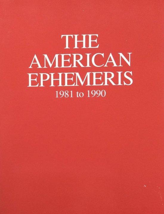 The American Ephemeris 1981 to 1990 9780917086106 Michelsen, Boeken, Taal | Engels, Gelezen, Verzenden