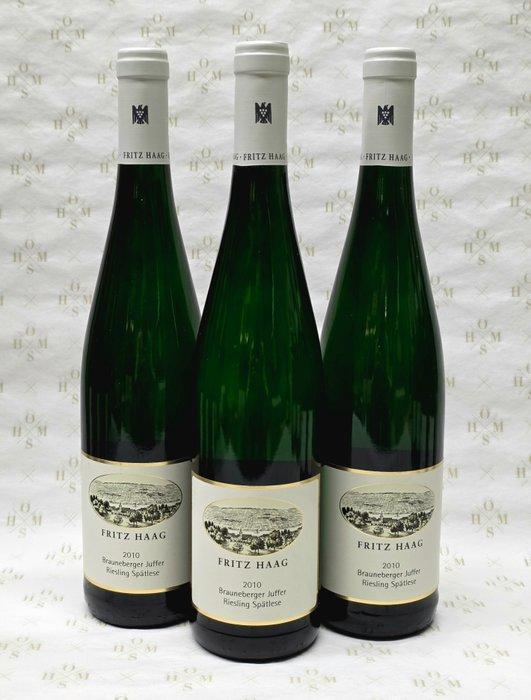 2010 Fritz Haag, OHMS labeled - Brauneberger Juffer Riesling, Verzamelen, Wijnen