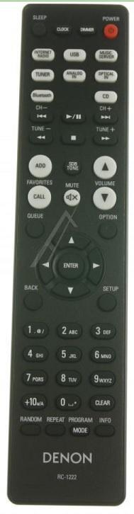 Afstandsbediening Denon rc-1222, Audio, Tv en Foto, Afstandsbedieningen, Origineel, Nieuw, Ophalen of Verzenden