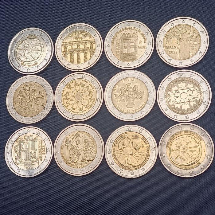 Europa. 2 Euro 2000/2020 (20 monedas) (Zonder Minimumprijs), Postzegels en Munten, Munten | Europa | Euromunten