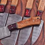 Keukenmes - Chefs knife - Olijfhout en pakka-hout, Antiek en Kunst
