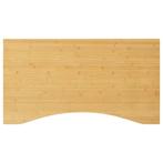 vidaXL Bureaublad 110x60x2,5 cm bamboe, Verzenden, Nieuw