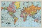 Poster Stanfords General Map of the World Colour 91,5x61cm, Verzamelen, Nieuw, A1 t/m A3, Verzenden