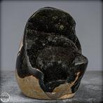 Natuurlijke septaria druse met calcietkristallen - Van, Verzamelen, Mineralen en Fossielen