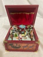 (4) Splendide boite à musique de Noel Rouge , décors animé -, Diversen, Kerst, Nieuw