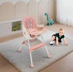 Verstelbare baby kinderstoel met dubbel dienblad, Verzenden, Nieuw