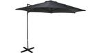 Parasol Hangend 270 cm Antraciet, Tuin en Terras, Ophalen of Verzenden, Nieuw