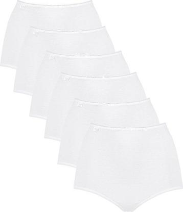 sloggi Dames Maxi slip 6 pack 24/7 Cotton - maat 46 - wit beschikbaar voor biedingen