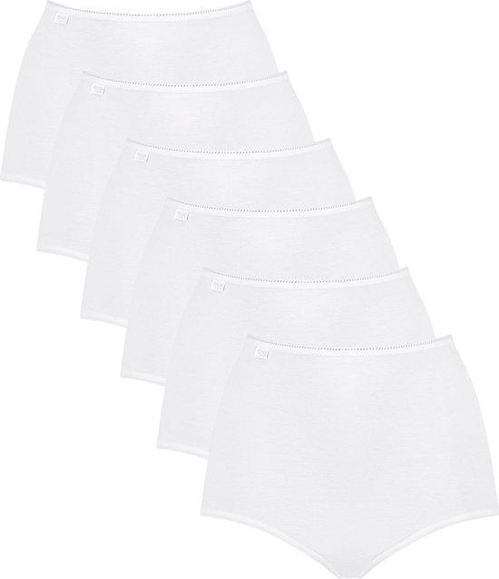 sloggi Dames Maxi slip 6 pack 24/7 Cotton - maat 46 - wit, Kleding | Dames, Ondergoed en Lingerie, Verzenden