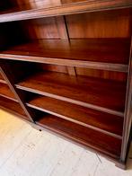 massief eiken boekenkast verstelbare planken 183 cm hoog