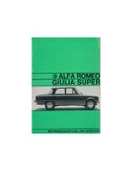 1967 ALFA ROMEO GIULIA 1600 SUPER INSTRUCTIEBOEKJE DUITS, Auto diversen, Handleidingen en Instructieboekjes