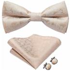 Fako Fashion® - Vlinderstrik, Pochette & Manchetknopen -, Kleding | Heren, Stropdassen, Verzenden, Nieuw