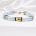 Zonder minimumprijs - Armband Verguld Aquamarijn - Saffier -, Nieuw