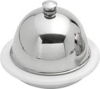 Botervloot met cloche rvs