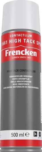 Frencken - AS 1661 High Tack Spray 500ml, Doe-het-zelf en Verbouw, Overige Doe-het-zelf en Verbouw, Ophalen of Verzenden, Nieuw