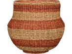 Mica Decorations Tacoma Opbergmand met Deksel - H48 x Ø55 cm, Huis en Inrichting, Woonaccessoires | Schalen en Manden, Verzenden