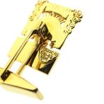 Gouden manchetknopen met Oosters ontwerp, Sieraden, Tassen en Uiterlijk, Manchetknopen, Ophalen of Verzenden, Gebruikt, Goud