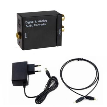 Digital naar Analog Audio Converter box met 5V EU-voeding beschikbaar voor biedingen