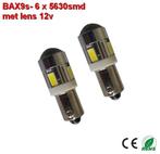 2x -bax9s-6-5630 SMD wit 320lumen, Verzenden, Nieuw
