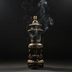 Tempel / pagode wierookbrander - Brons - China - Eind 20e