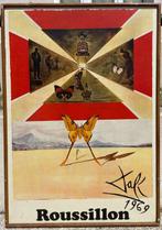 Salvador Dali - Roussillon, affiche par Dali 1969 - Jaren, Antiek en Kunst, Kunst | Tekeningen en Foto's