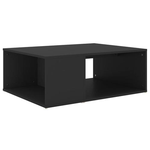 vidaXL Salontafel Zwart 90cm - Retourdeal! 35% Korting, Huis en Inrichting, Tafels | Salontafels, Nieuw, Ophalen of Verzenden